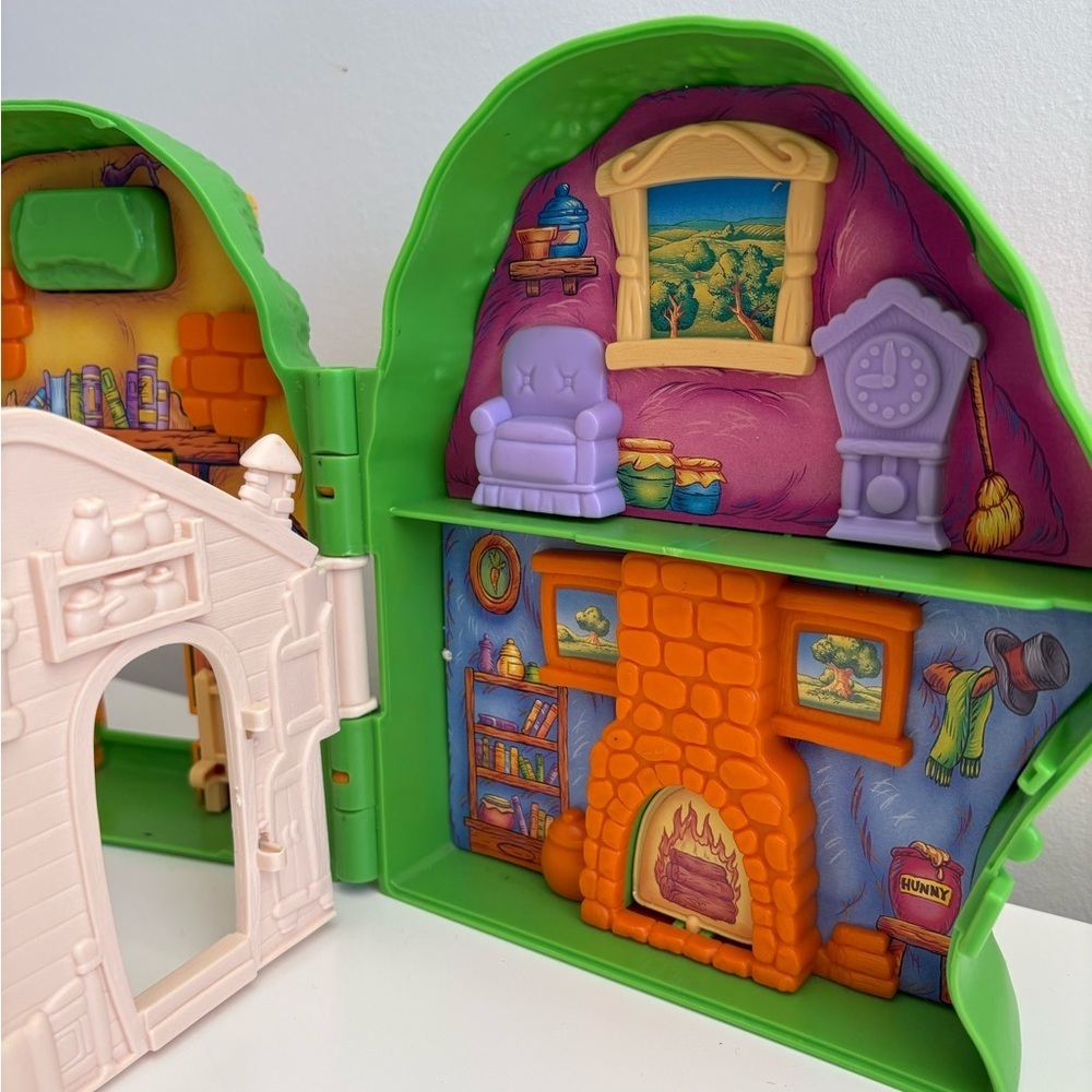 Vintage Winnie the Pooh Mr Sanders House 90s Disney Playset - Picture 4 of 8
